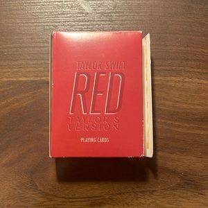 Taylor Swift Red Taylor’s Version Playing Cards